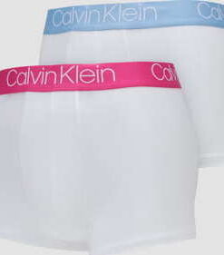 Calvin Klein 2 Pack Cotton Stretch Trunk bílé / světle modré / růžové XL