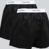 Calvin Klein 2 Pack Slim Fit Boxers C/O černé