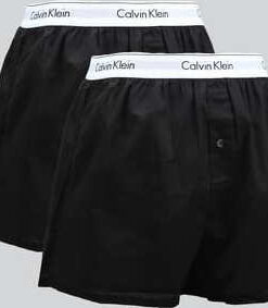 Calvin Klein 2 Pack Slim Fit Boxers C/O černé