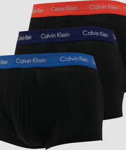 Calvin Klein 3 Pack Low Rise Trunks černé / modré / fialové / oranžové S