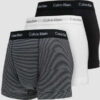 Calvin Klein 3Pack Trunks Cotton Stretch C/O černé / bílé