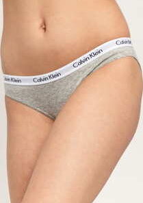 Calvin Klein Bikini - lip 3 Pack C/O černé / bílé / melange šedé