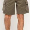 CALVIN KLEIN JEANS M CKJ 026 Simple Washed Cargo Short olivové 36