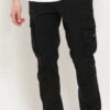 CALVIN KLEIN JEANS M Skinny Washed Cargo Pant černé 32/32