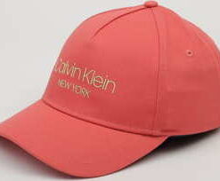 CALVIN KLEIN JEANS NY Baseball Cap světle červená