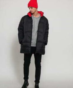 CALVIN KLEIN JEANS Oversized Puffer černá M