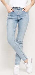 CALVIN KLEIN JEANS W CKJ High Rise Skinny da054 bleach blue dstr 30/32