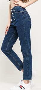 CALVIN KLEIN JEANS W Mom Jeans da130 dark blue stone shank icn 30