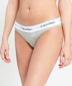 Calvin Klein Thong C/O melange šedé