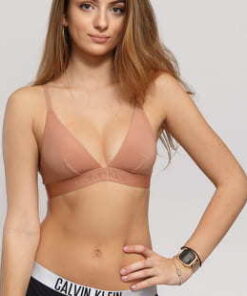 Calvin Klein Unlined Triangle C/O béžové L