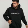 Carhartt WIP Hooded Carhartt Sweat černá