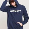 Carhartt WIP Hooded College Sweat tmavě modrá S