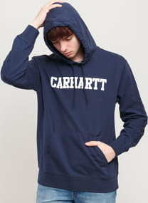 Carhartt WIP Hooded College Sweat tmavě modrá S