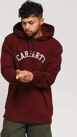 Carhartt WIP Hooded University Sweat vínová S