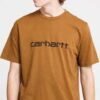 Carhartt WIP Script Tee hnědé S