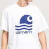 Carhartt WIP Swim Tee bílé M