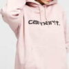 Carhartt WIP W Hooded Carhartt Sweat světle růžová L