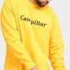 CATERPILLAR Basic Printed Logo Sweatshirt žlutá XXL