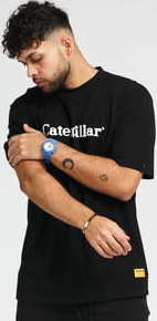 CATERPILLAR Basic Tee černé XL