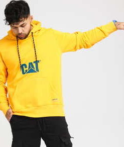 CATERPILLAR CAT Hoodie žlutá XL