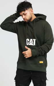 CATERPILLAR CAT Hoodie tmavě olivová XL