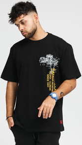 CATERPILLAR CAT Machine Tech Graphic Tee černé L