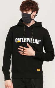 CATERPILLAR CATERPILLAR Logo Hoodie černá L