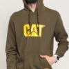 CATERPILLAR Classic CAT Pull Over olivová XL