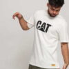 CATERPILLAR Classic CAT Tee bílé L