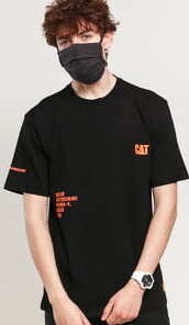 CATERPILLAR Fashion T-Shirt černé M