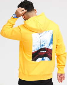 CATERPILLAR Golden Gate Hoodie žlutá M