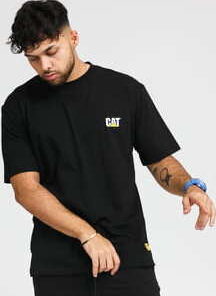 CATERPILLAR Small Logo Tee černé