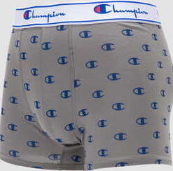 Champion Cotton Boxer Small Logo šedé / modré L