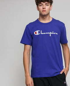 Champion Crewneck T-Shirt fialové S