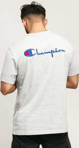 Champion Crewneck T-Shirt melange šedé M