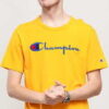 Champion Crewneck T-Shirt světle oranžové S