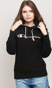 Champion Hooded Sweatshirt černá XL