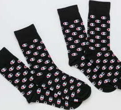 Champion Legacy Fash Sock černé / bílé / červené EUR 43-46