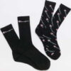 Champion Mix Crew Socks 2Pack černé / bílé