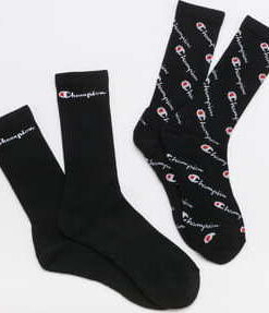 Champion Mix Crew Socks 2Pack černé / bílé