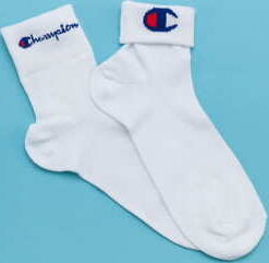 Champion Reverse Logo Ankle Socks bílé