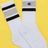 Champion Rochester Crew Sock bílé / melange šedé / černé EUR 43-46