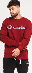 Champion Script Logo Crewneck vínová XL