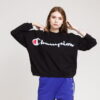 Champion Script Logo High Neck LS Tee černé L