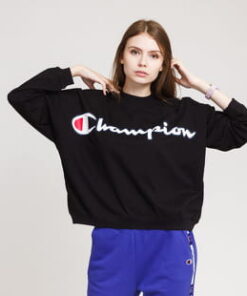 Champion Script Logo High Neck LS Tee černé L