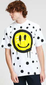 Chinatown Market Smiley Vandal Tee bílé XL