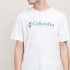 Columbia CSC Basic Logo Short Sleeve bílé M