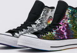 Converse Chuck 70 Hi - Pride white / black / university red EUR 42