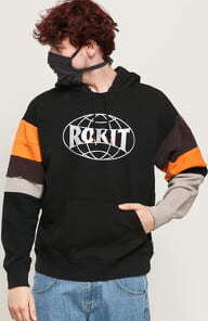 Converse X Rokit Pullover Hoodie černá XL