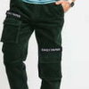 Daily Paper Corduroy Cargo Pants zelené XL